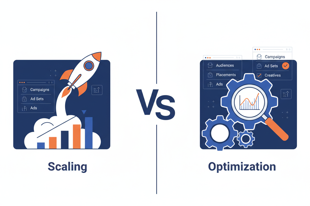 Meta Ads Scaling vs Optimization