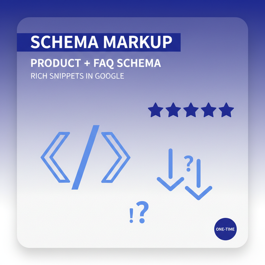 Schema Markup Product + FAQ Service