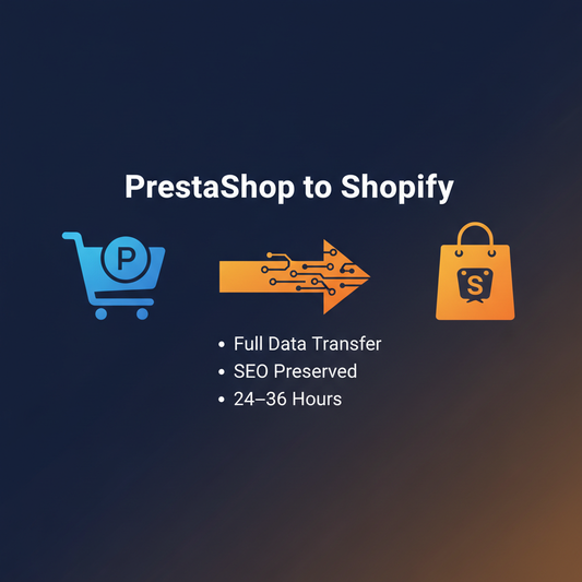 PrestaShop to Shopify Migration Service