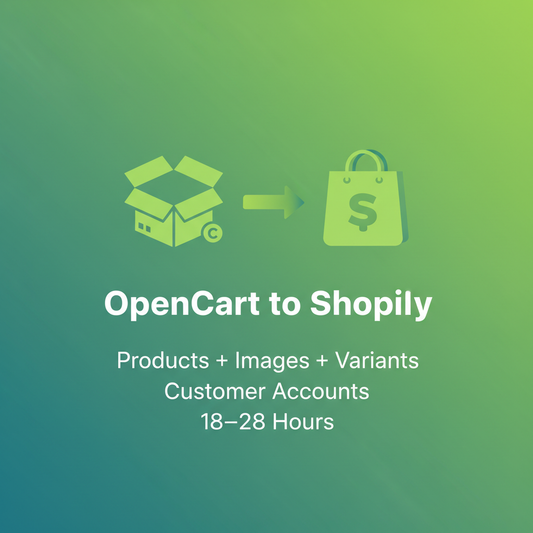 OpenCart to Shopify Migration Service