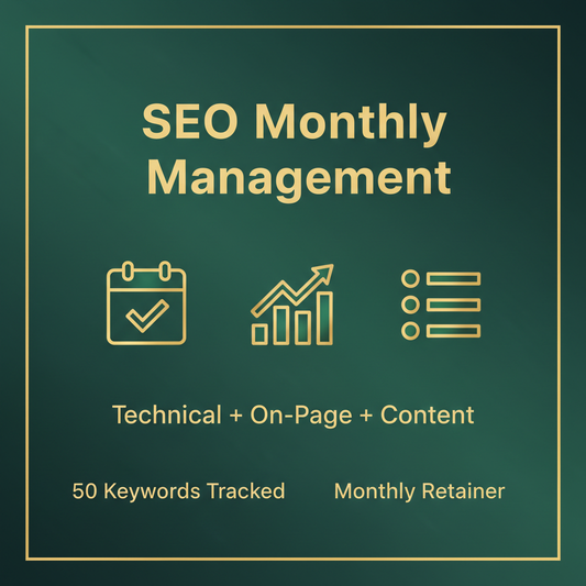 SEO Monthly Management Service