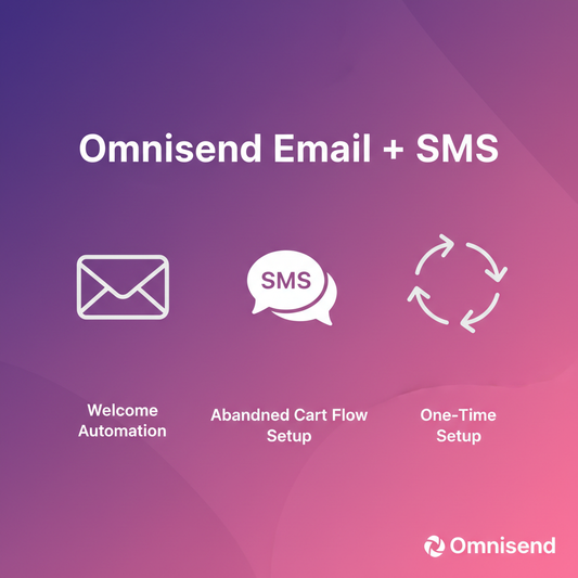 Omnisend Email + SMS Setup Service