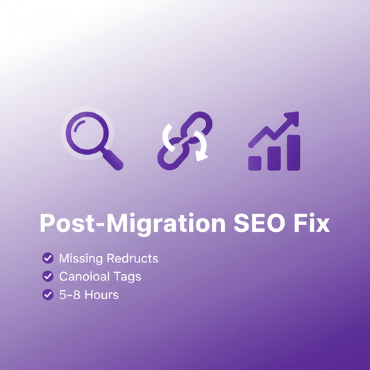 Post-Migration SEO Fix Service