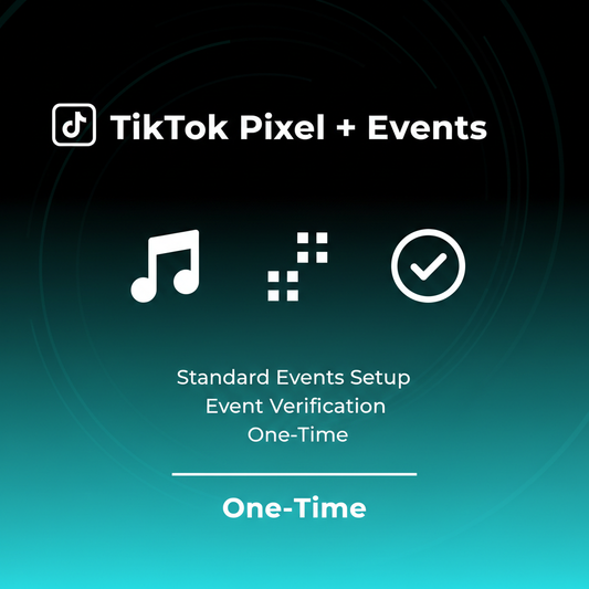 TikTok Pixel + Events Setup Service