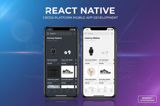 React Native Cross-Platform App - Device Mockup